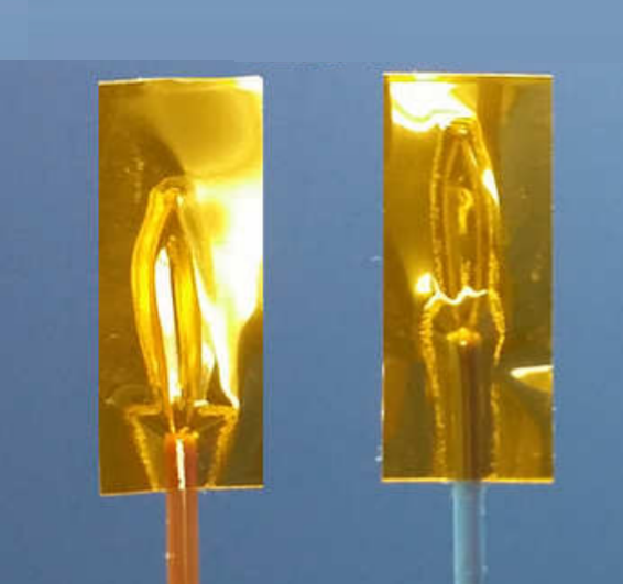 フィルム形被覆熱電対