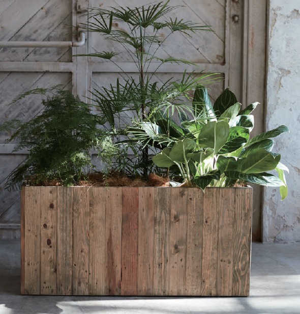 鉢カバー『RECYCLED WOOD（リサイクルウッド）』 ヤマテー | イプロス