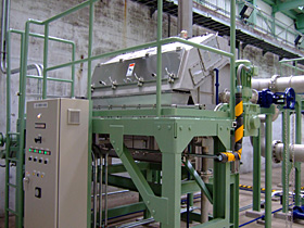 ドラムストレーナーDSA　「回転スクリーン式分離器」