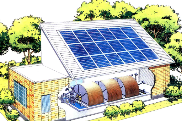 ソーラー発電システムによるSTK円板体システムのご紹介
