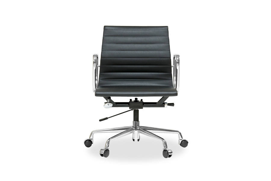 アルミナム マネジメントチェア フラットパッド 【本革】