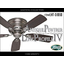 Ceiling fan without lighting / Stylish antique design