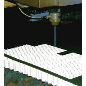 Ceramic honeycomb for laser process...