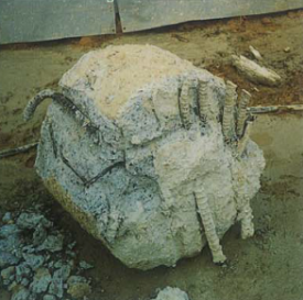 ロックオーガー工法