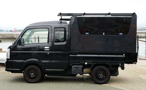 軽トラック専用キャンピングシェル(自立型)