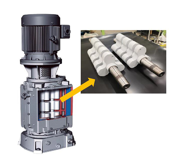 製薬医薬プラントにも多数納入実績有り。厚膜テフロンコーティング