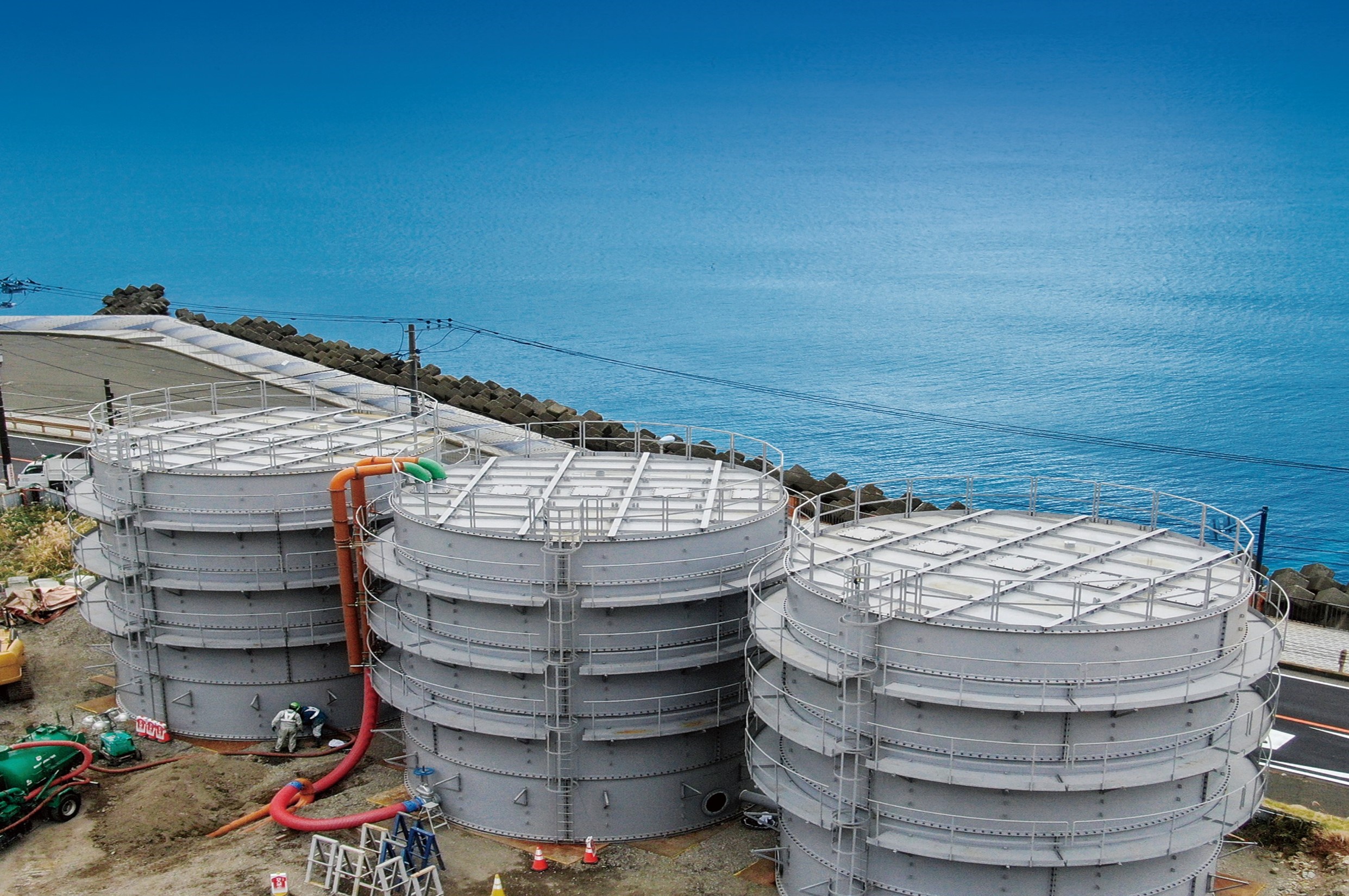 円形組立タンク（37～600m3）※レンタル | 東京機材工業 - Powered by