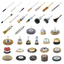 Example of production: "Various types of capacitors - cylindrical, cup, bevel, wheel brush."