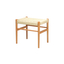 Kanoko Stool Beach Natural Paper Cord