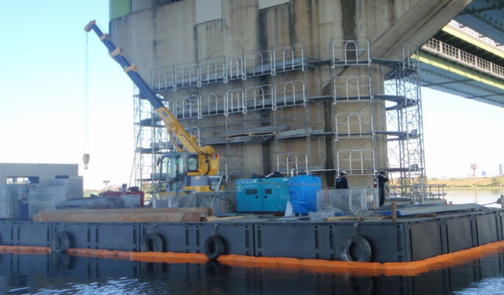 組立可搬型台船『SD（スーパーデッキ）』