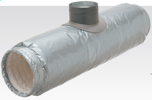 (送料別途)(直送品)フジモリ 保温付フレキシブルダクト フジレックスIP(両側端末未処理品) 100φ×10m IPM-10-100 送料別途)(直送品)フジモリ 保温付フレキシブルダクト フジレックスIP