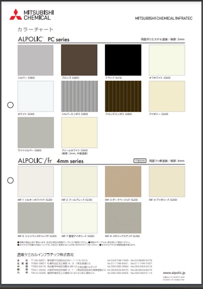 アルポリック/ｆr 4mmシリーズ MF-2 クールグレーＦ（グロス：30）厚み4mm 1000×2050mm (1X2)  三菱ケミカル ●業務用 紳士リアルマネキン シルバー M (1台) &frasl; kp38-184-3-1 アルポリック