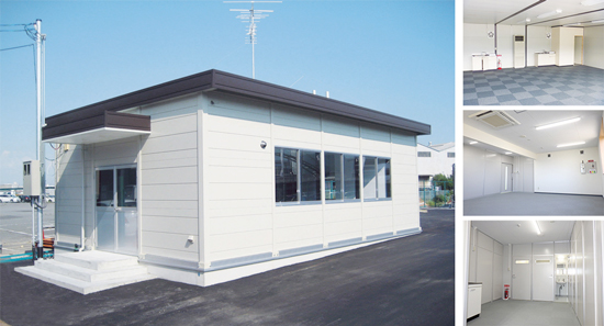 プレハブハウス『仮設医療施設』