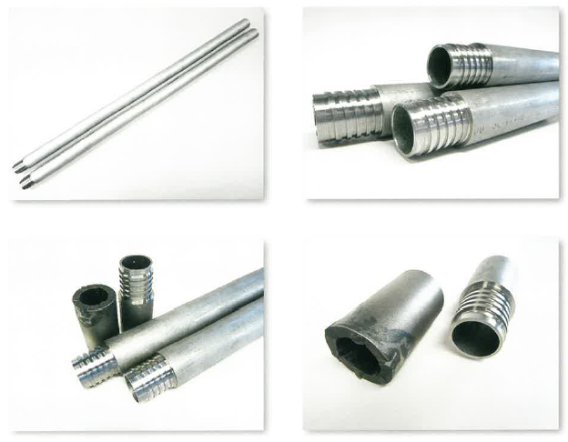 ステンレス製ボーリングロッド・ビット