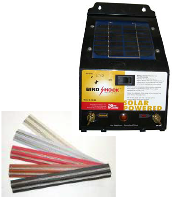 鳥害防除製品『バードショック フレックストラック(TM)』