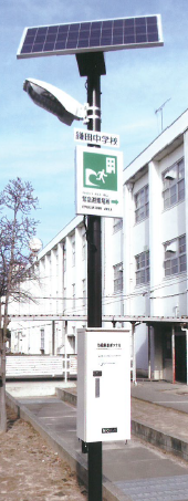 『避難誘導灯付 地震解錠ボックス』
