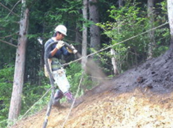 ローカル・リサイクル吹付工法