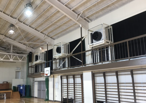 【熱中症対策 導入事例】東京都中野区立小中学校体育館19校