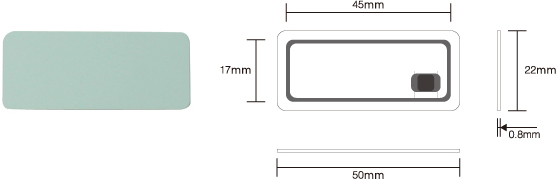 小型タグ『インセットタグ（ゴルフタグ）』