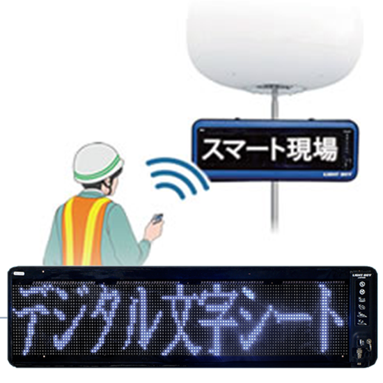 LED電光掲示板 デジタル文字シート／レンタル レント | イプロス
