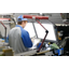 Case study of image inspection system using AI: Surface inspection process of mirrors.