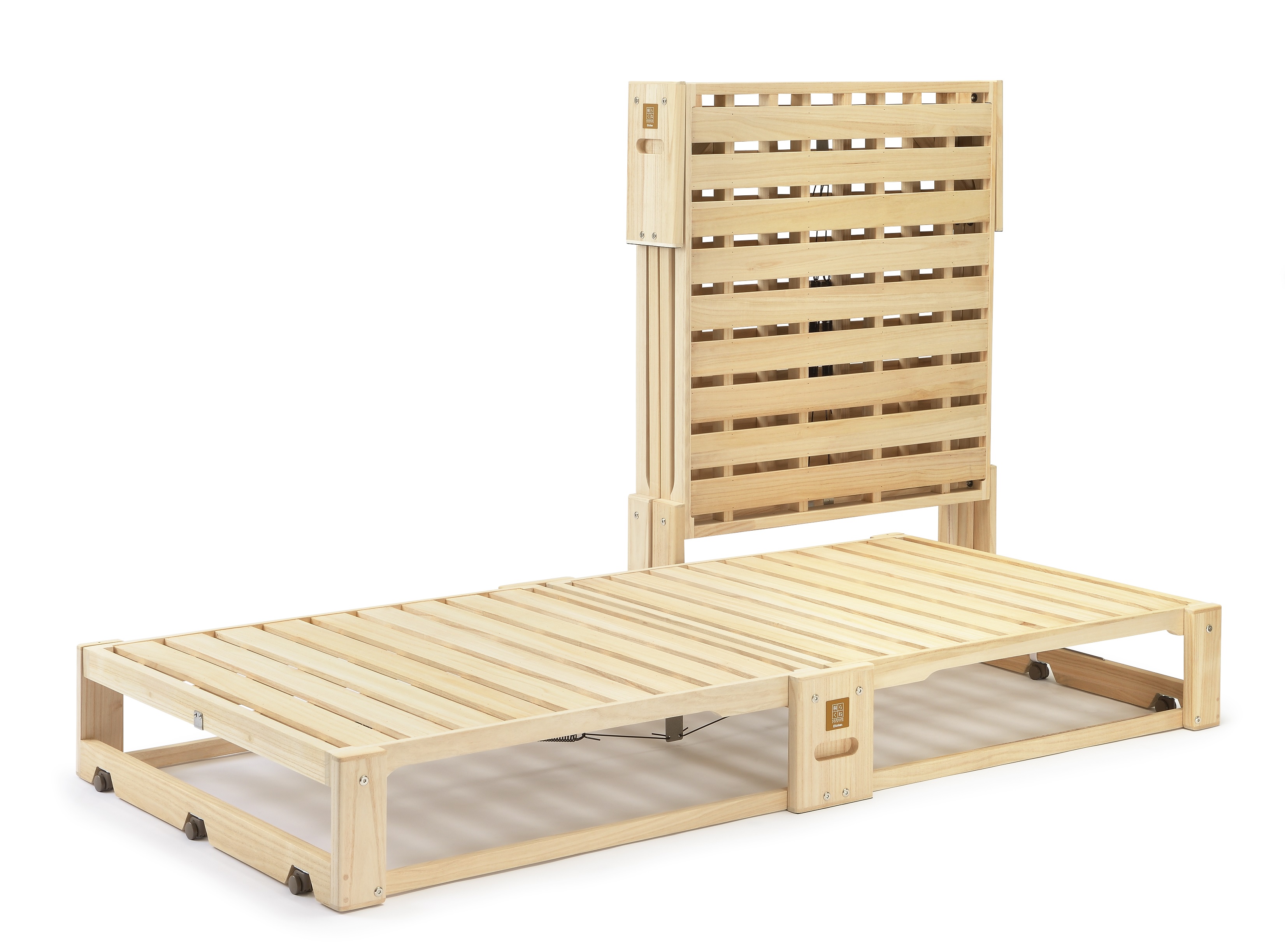 総桐折りたたみベッド『桐らくねプレミアム』