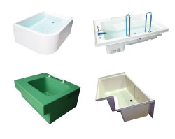 FRP加工品　オーダーメイド浴槽