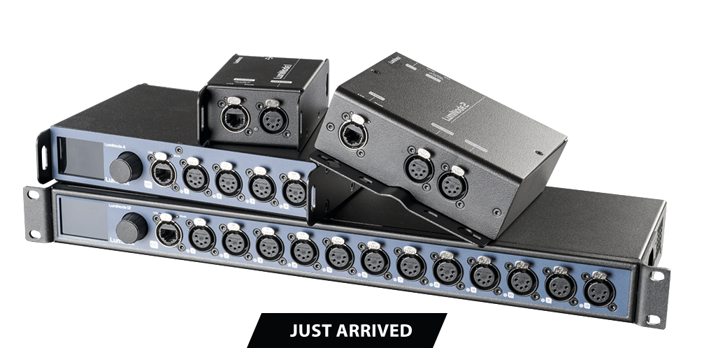 ETHERNET-DMXコンバーター『LUMINODE』