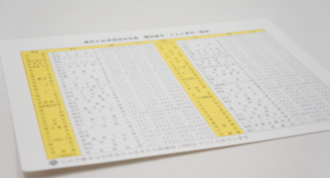 【制作事例】ライメックス(LIMEX)連絡帳下敷き