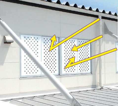 窓・網戸用遮熱シート『ドットスクリーン』