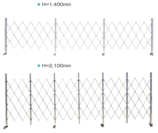 ゲート類「アルミキャスターゲート」