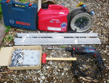 斜面の表層崩壊防止工法『鉄根打設工法』