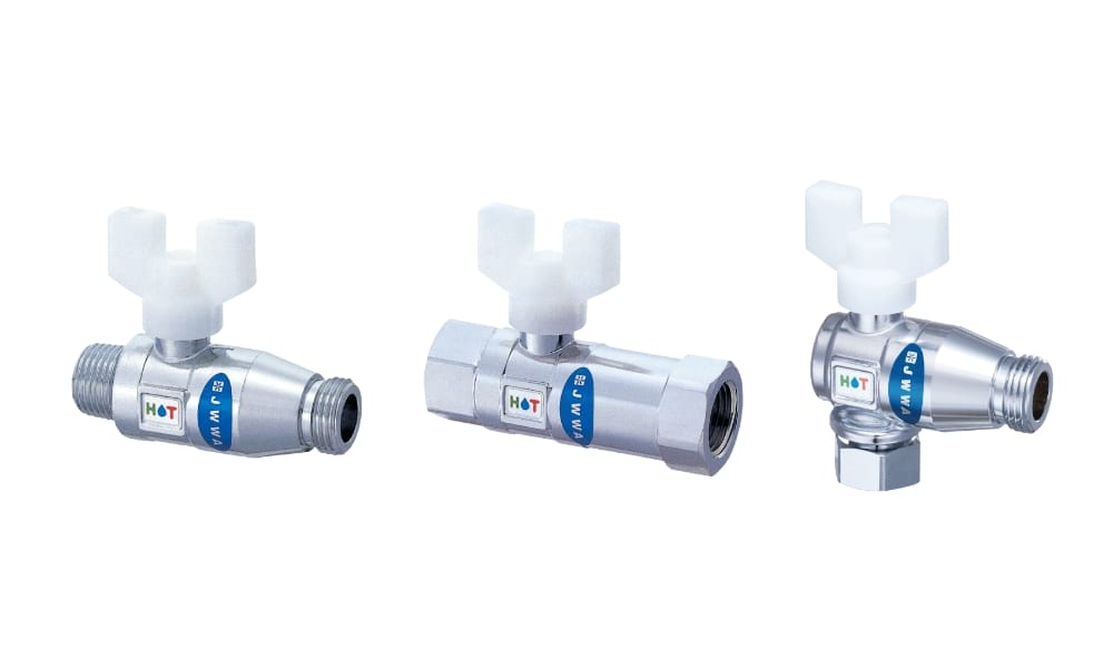 逆止弁付ボールバルブ