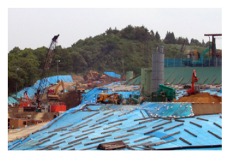 【エースサンド工法】遮水壁充填モルタル