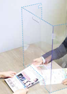 3面パーテーション『バリア500/600』