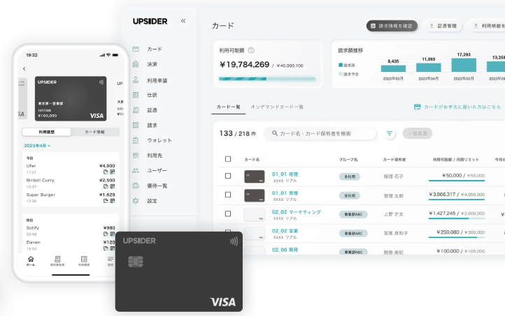 法人カード『UPSIDER』