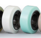 リーチ式フォークリフト用タイヤ【ソリッドシリーズ・抗菌タイプ】