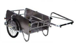 アルミ折りたたみ式リアカー『パンクレス運搬車』