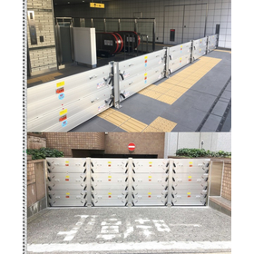 軽量なので設置も楽々『新型軽量アルミ止水板（防水板・防潮板）』