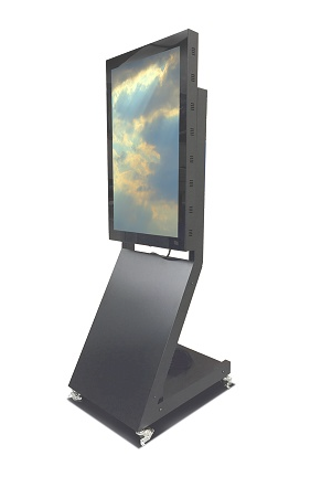 屋外用デジタルサイネージ『ODS32S』スタンドモデル