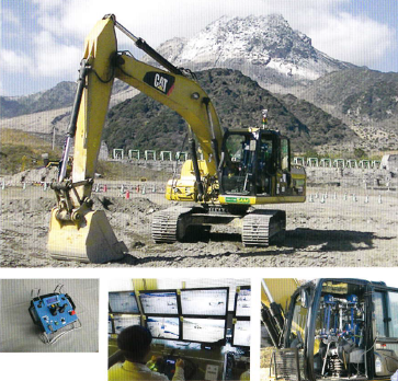 建機用無線操縦ロボット「アクティブ ロボ SAM」