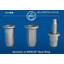 Blind nut with O-ring for battery tray, compliant with IPX7.