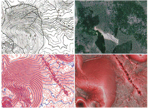 立体表現手法『赤色立体地図』