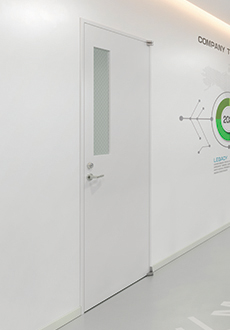 網入板ガラス入り特定防火設備『ファイヤードWG2』 | 三和シヤッター