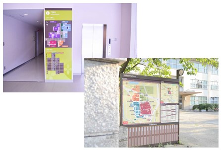 サイン・ディスプレイ施工実績「教育」