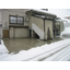 Road surface snow melting (PEX embedded) snow shoveling, snow throwing, snow clearing.