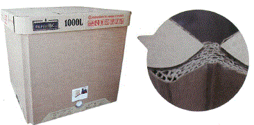 液体梱包箱『PAPERIBC』