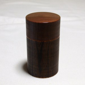 欅　名人芸茶筒　大