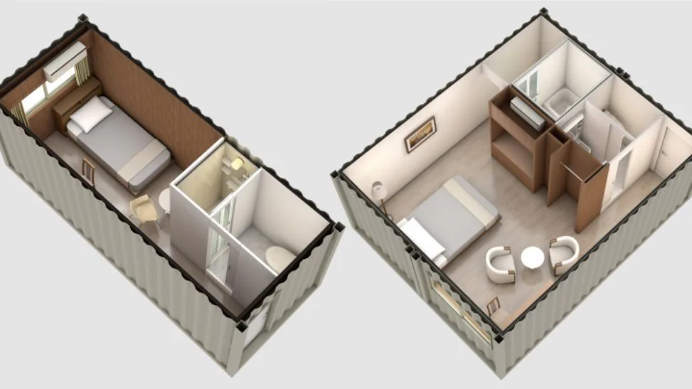 建築用コンテナハウス モジュールユニット