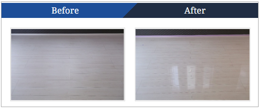 【防滑　施工実績】大阪府　老人ホーム　フローリング